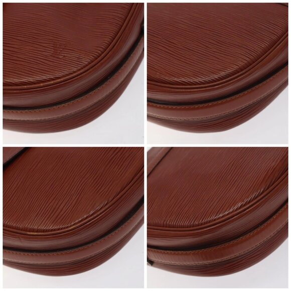 LOUIS VUITTON Epi Jeune FilleMM Shoulder Bag Brown M52153 LV Auth 129846 - Picture 14 of 16